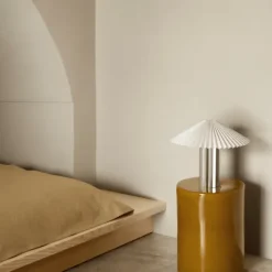 Keramik Hocker -TORU- Farbe Indian Tan - Form: Zylindrisch