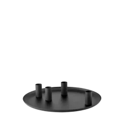 Kerzenhalter -LOHA- Farbe Black - Form: Rund