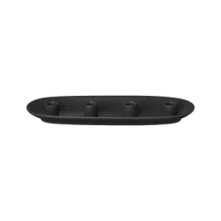 Kerzenhalter -VELA- Farbe Black - Form Oval