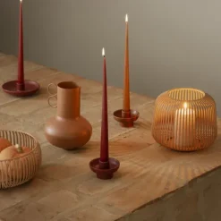 Kerzenhalter -VELA- Farbe Brandy Brown - Größe S