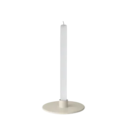 Kerzenhalter -VELA- Farbe Moonbeam - Größe M, Flach