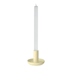 Kerzenhalter -VELA- Farbe Transparent Yellow - Größe S, Hoch