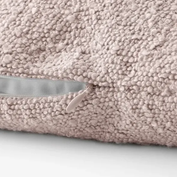 Kissenbezug -BOUCLE- Farbe Misty Rose 30 x 50 cm