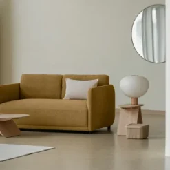 Kissenbezug -BOUCLE- Farbe Moonbeam 40 x 60 cm