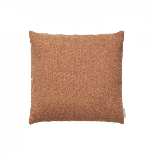 Kissenbezug -BOUCLE- Farbe Rustique Brown 40 x 40 cm