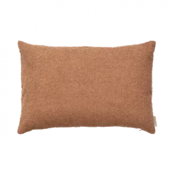 Kissenbezug -BOUCLE- Farbe Rustique Brown 40 x 60 cm