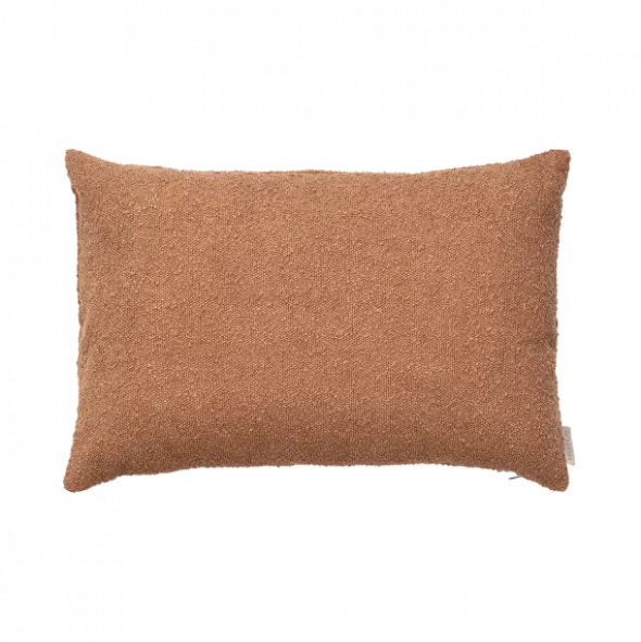 Kissenbezug -BOUCLE- Farbe Rustique Brown 40 x 60 cm