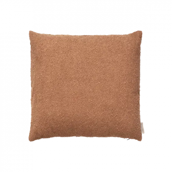 Kissenbezug -BOUCLE- Farbe Rustique Brown 50 x 50 cm
