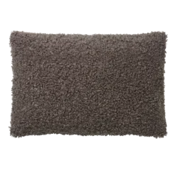 Kissenhülle -TEDDY- Farbe Espresso - Größe 40 x 60 cm