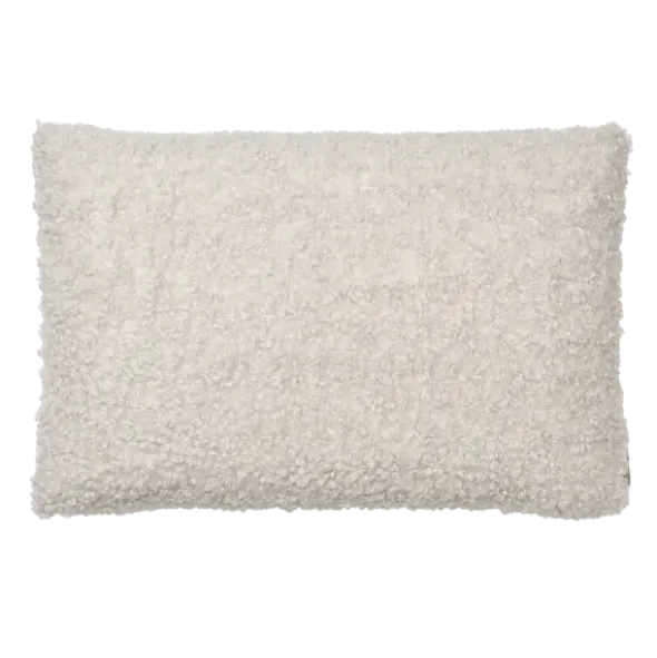 Kissenhülle -TEDDY- Farbe Moonbeam - Größe 40 x 60 cm