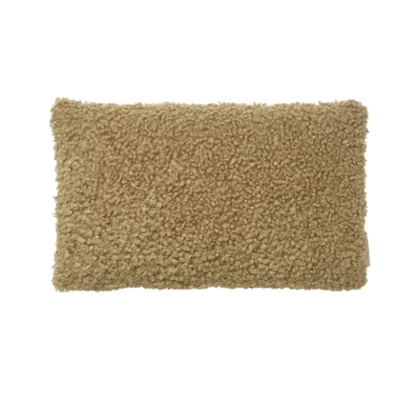Kissenhülle -TEDDY- Farbe Tan - Größe 30 x 50 cm
