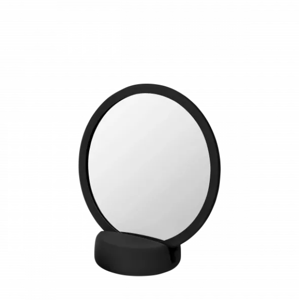 Kosmetikspiegel -SONO- Farbe Black, 5-fach Vergrößerung