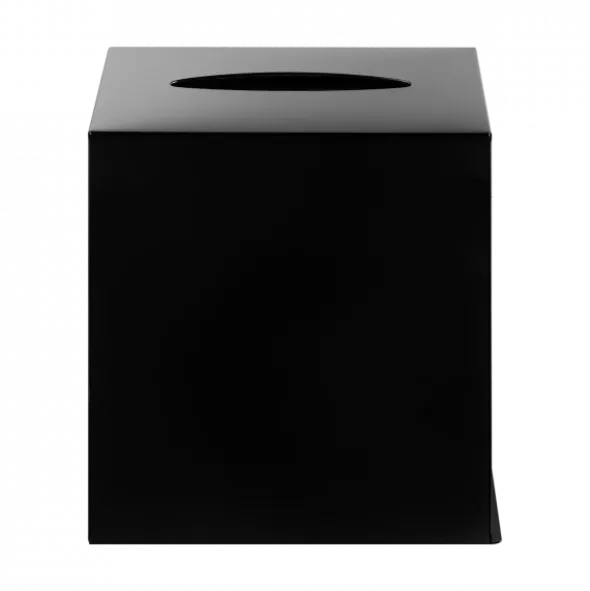Kosmetiktücherbox -NEXIO- Farbe Edelstahl Black