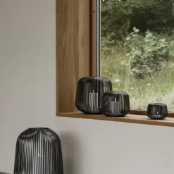 Laterne -LITO- Farbe Black - Größe L