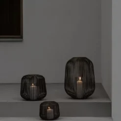 Laterne -LITO- Farbe Black - Größe M