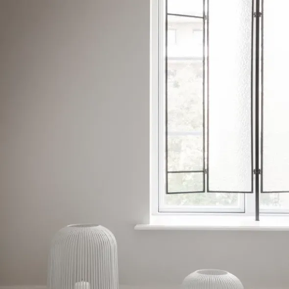 Laterne -LITO- Farbe White - Größe M