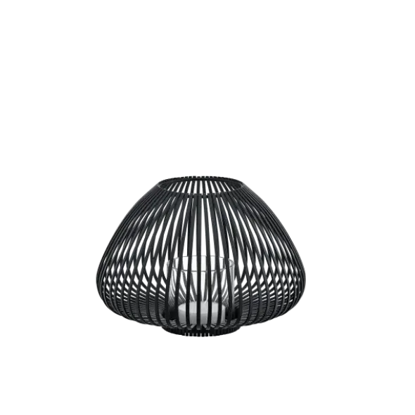 Laterne -LYVA- Farbe Black - Größe S