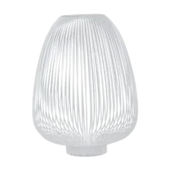 Laterne -LYVA- Farbe White - Größe L