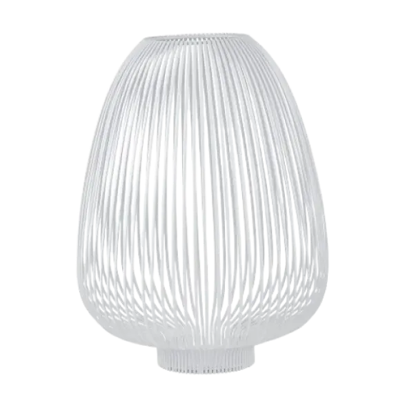Laterne -LYVA- Farbe White - Größe L