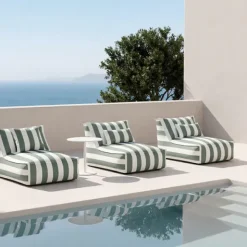 Lounger Chair -STAY- Farbe Duck Green-Lily White