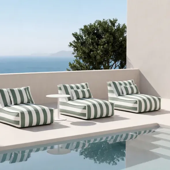 Lounger Chair -STAY- Farbe Duck Green-Lily White