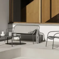 Loungesofa -YUA WIRE- Farbe Granite Gray