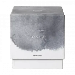 Marmor Duftkerze -FRABLE- Farbe Sharkskin - Größe Ø 10 cm, Duft: Tonga