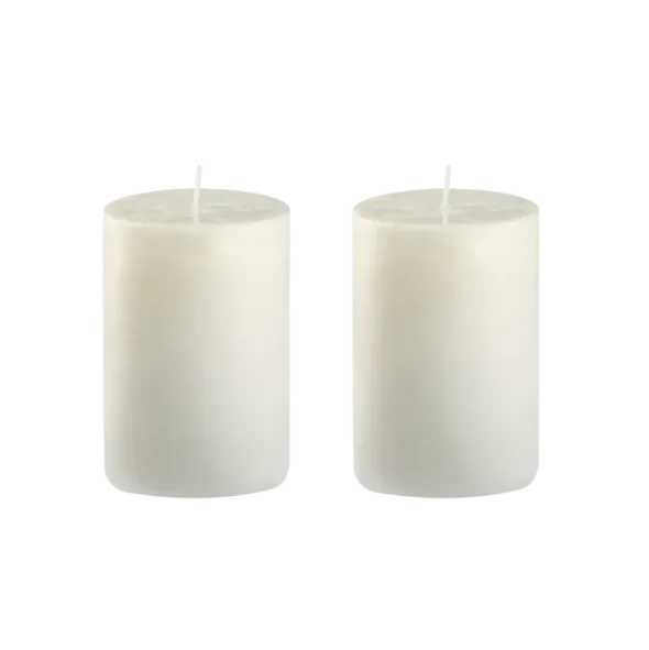 Nachfüllkerzen, 2 Stk. -FRAGA- Größe Ø 9 cm, Duft: Rose & White Musk