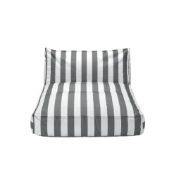 Outdoor-Bett -STAY- Farbe Lily White/Black - Größe 120 x 190 cm