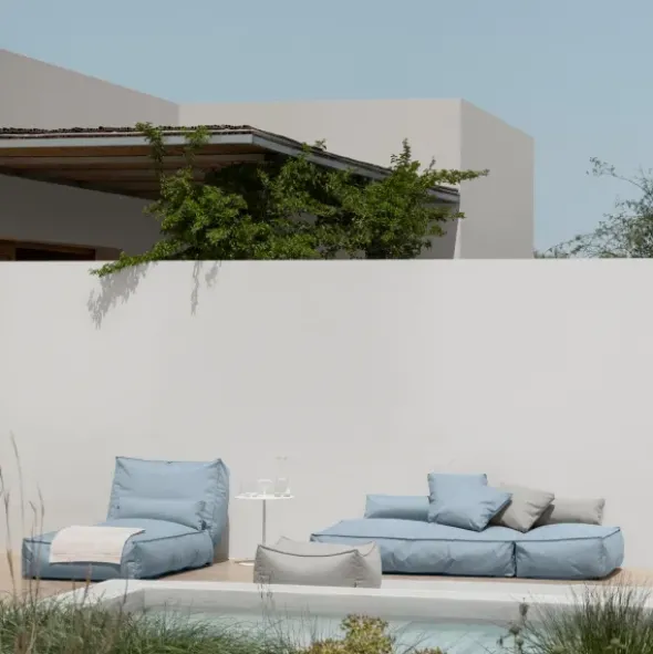 Outdoor-Bett -STAY- Farbe Ocean - Größe 80 x 190 cm