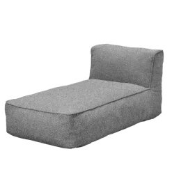 Outdoor Chaiselounge -GROW- Farbe Stone Bouclé (exkl. Bodenplatte)