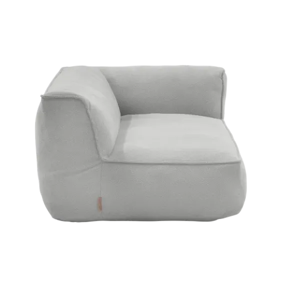 Outdoor Ecksitzer -GROW- Farbe Cloud Bouclé (exkl. Bodenplatte)