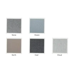 Outdoor Hocker -STAY- Farbe Coal - Größe 60 x 60 cm