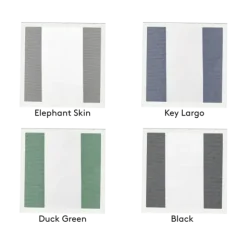 Outdoor-Kissen -STAY- Farbe Lily White/Black - Größe 60 x 25 cm