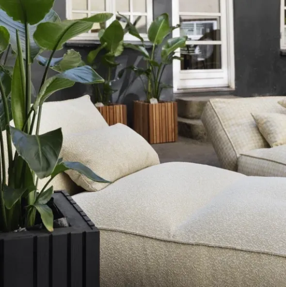 Outdoor-Kissen -STAY- Special Edition, Farbe Earth, Stoff Reah - Größe 70 x 30 cm