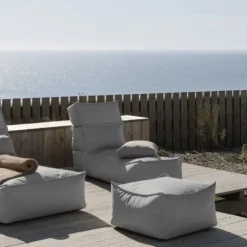 Outdoor-Lounger -STAY- Farbe Cloud - Größe 60 x 120 cm
