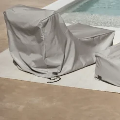 Outdoor-Lounger -STAY- Farbe Cloud - Größe 60 x 120 cm