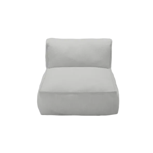 Outdoor 1-Sitzer Modul -GROW- Farbe Cloud Bouclé (exkl. Bodenplatte)
