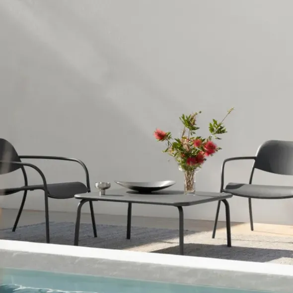 Outdoor Teppich -TENDOR- Farbe Beige Melange - Größe 80 x 200 cm