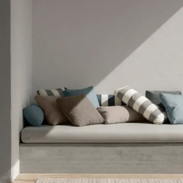 Outdoor Teppich -TENDOR- Farbe Beige Melange - Größe 80 x 200 cm