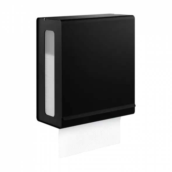 Papiertuchspender -NEXIO- Farbe Edelstahl Black