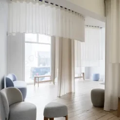 Pouf -KUON- Boucla Beige