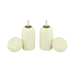 Salz- & Pfeffermühle -MOLI- Farbe Transparent Yellow 2er Set