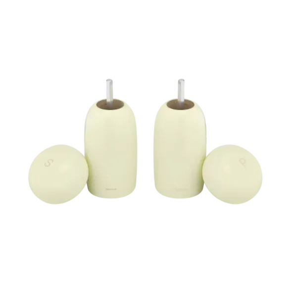 Salz- & Pfeffermühle -MOLI- Farbe Transparent Yellow 2er Set