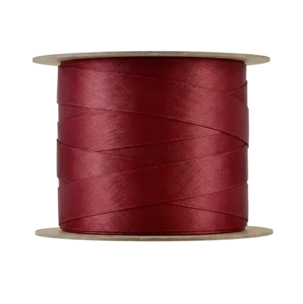 Satin Geschenkband -JUHLA- Farbe Port - Größe S