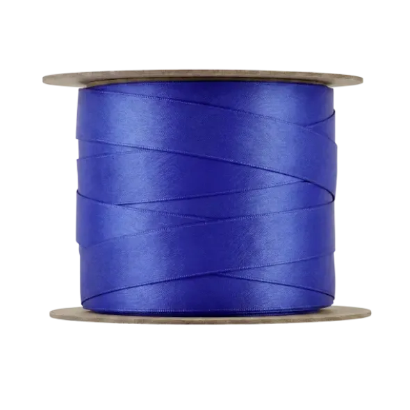 Satin Geschenkband -JUHLA- Farbe Mazarine Blue - Größe S