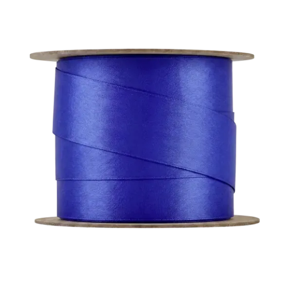 Satin Geschenkband -JUHLA- Farbe Mazarine Blue - Größe M
