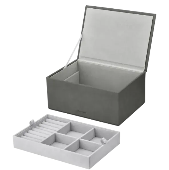 Schmuckaufbewahrug -SAHLA- Farbe Pewter - Größe L