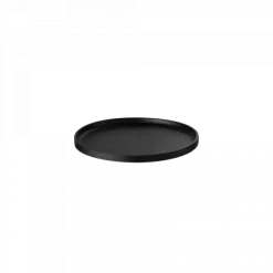 Serviertablett -OKU- Rund Farbe Black - Größe S