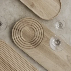 Servier- und Schneidebrett -ZEN- Farbe Oak - Größe L